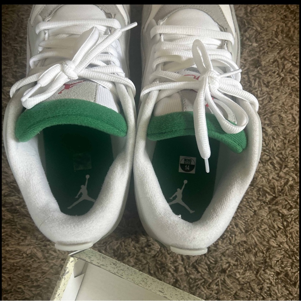 SZ 14/ AIRJORDAN 4 RM 'PINE GREEN' USED / IN BOX - Picture 9 of 10